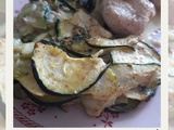 Gratin de courgettes au curry