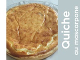 Quiche au mascarpone - La Machine à Explorer