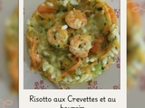 Risotto aux crevettes et au boursin