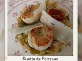 Risotto Poireaux Saint-Jacques