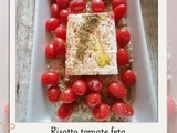 Risotto tomates cerises et féta facile au four