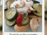 Sauté de poulet aux courgettes