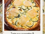 Tarte courgettes & chèvre