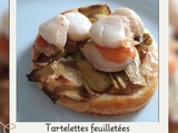 Tartelettes feuilletées St-Jacques