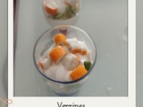 Verrines Avocat et surimi