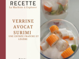 Verrines Avocat et surimi - La Machine à Explorer