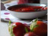 Confiture fraise rhubarbe