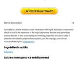 Duloxetine Prix France – Achat De Medicament Sur Internet