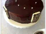 Entremets au deux chocolats et noisettes