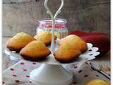 Madeleines citron et miel d’acacia