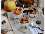 Parfaits à la pomme et au granola