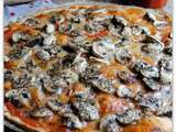 Pizza aux champignons