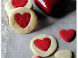 Sablés bicolores à la vanille pour la Saint Valentin