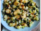 Salade de courgettes aux gnocchis