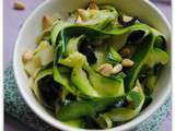 Salade de tagliatelles de courgettes {Laurent Mariotte}