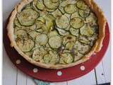 Tarte aux courgettes et à la mozzarella