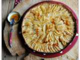 Tarte aux pommes et au caramel au beurre salé