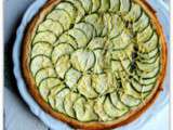 Tarte fine à la courgette