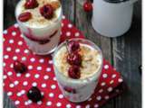 Verrines de cerises au mascarpone