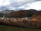 Village en automne