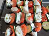 Brochettes de cabillaud au citron et basilic