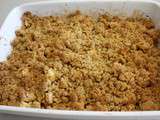 Crumble aux pommes