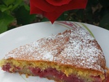 Gâteau à la framboise ( une façon d’utiliser les blancs d’œufs)