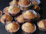 Muffin au chocolat blanc et pépites de chocolat