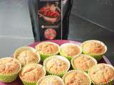 Muffins aux pralines roses