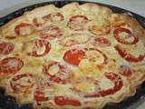 Quiche au thon, tomate et mozzarella