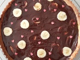 Tarte banane chocolat