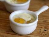 Mini Oeuf Cocotte au Foie Gras {Idée Apéro}