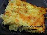 Gateau de pommes de terre & oignon & raz el hanout