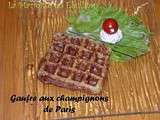 Gaufre aux champignons de Paris