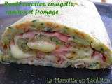 Roulé carottes, courgette, jambon et fromage