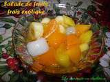 Salade de fruits frais exotique