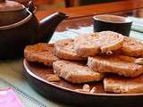 Biscuits sablés un peu indien à la cardamome et à la mangue séchée