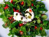 Burrata, fraises et estragon en salade - recette très rapide