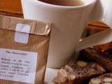 Cantucci (ou croquets) aux amandes et cacao pour un thé choco-coco