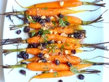 Carottes rôties à l'aigre douce comme Ottolenghi