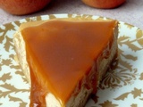 Cheesecake aux pommes et caramel beurre salé