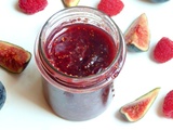 Confiture de figues et framboises