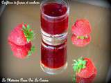 Confiture de fraises et combava