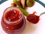 Confiture figues, rhubarbe et porto