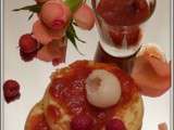 Confiture Ispahan : framboises, litchis et rose