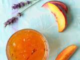 Confiture nectarines et lavande