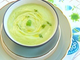 Crème de courgettes light au basilic