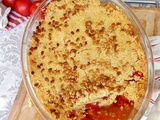 Crumble de tomates de mon amie Sabine