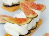 Fingers figues et chantilly de feta