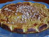 Gâteau au chou-fleur, curry et amandes concassées